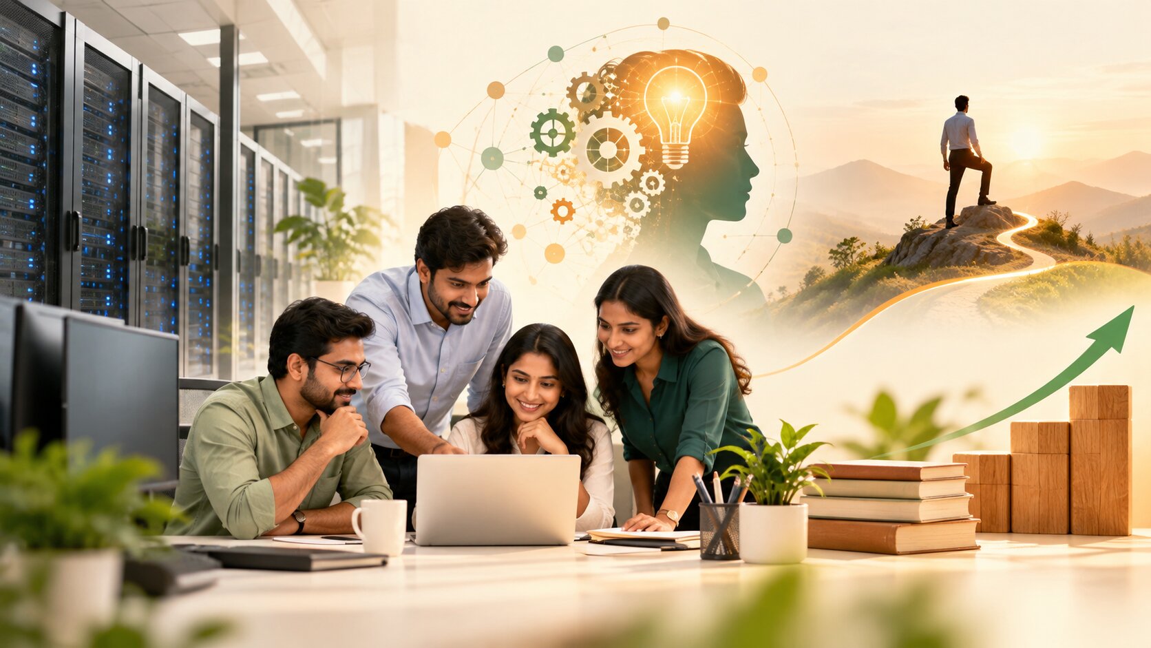 The BCS Pros delivery team collaborating on client work