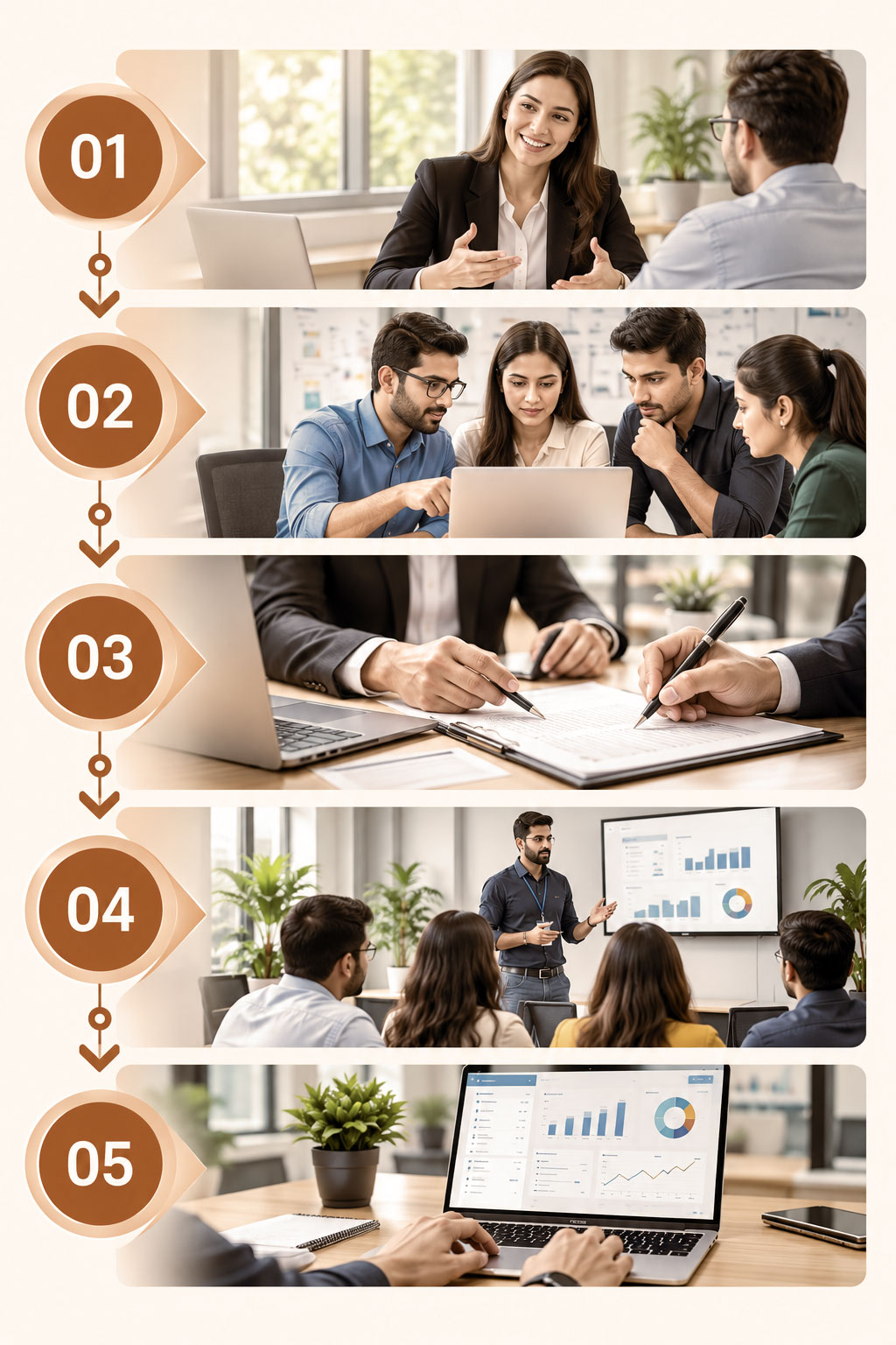 BCS Pros five-stage delivery process in action